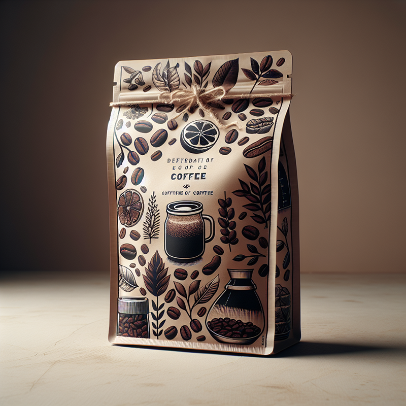 Kraft coffee bag